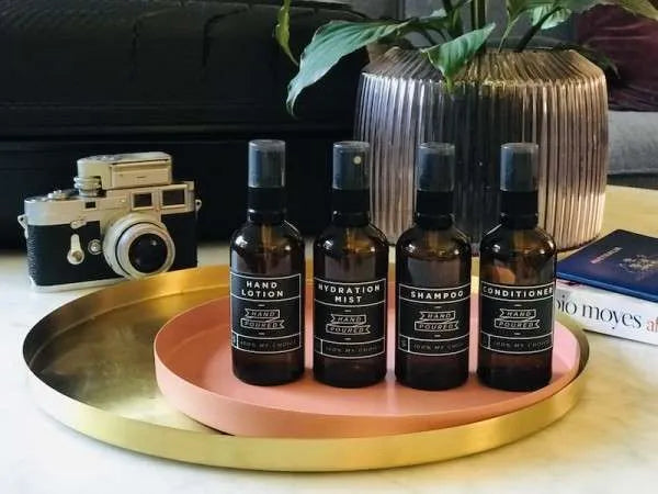 Glass Travel Bottles: build your plastic free toiletry kit