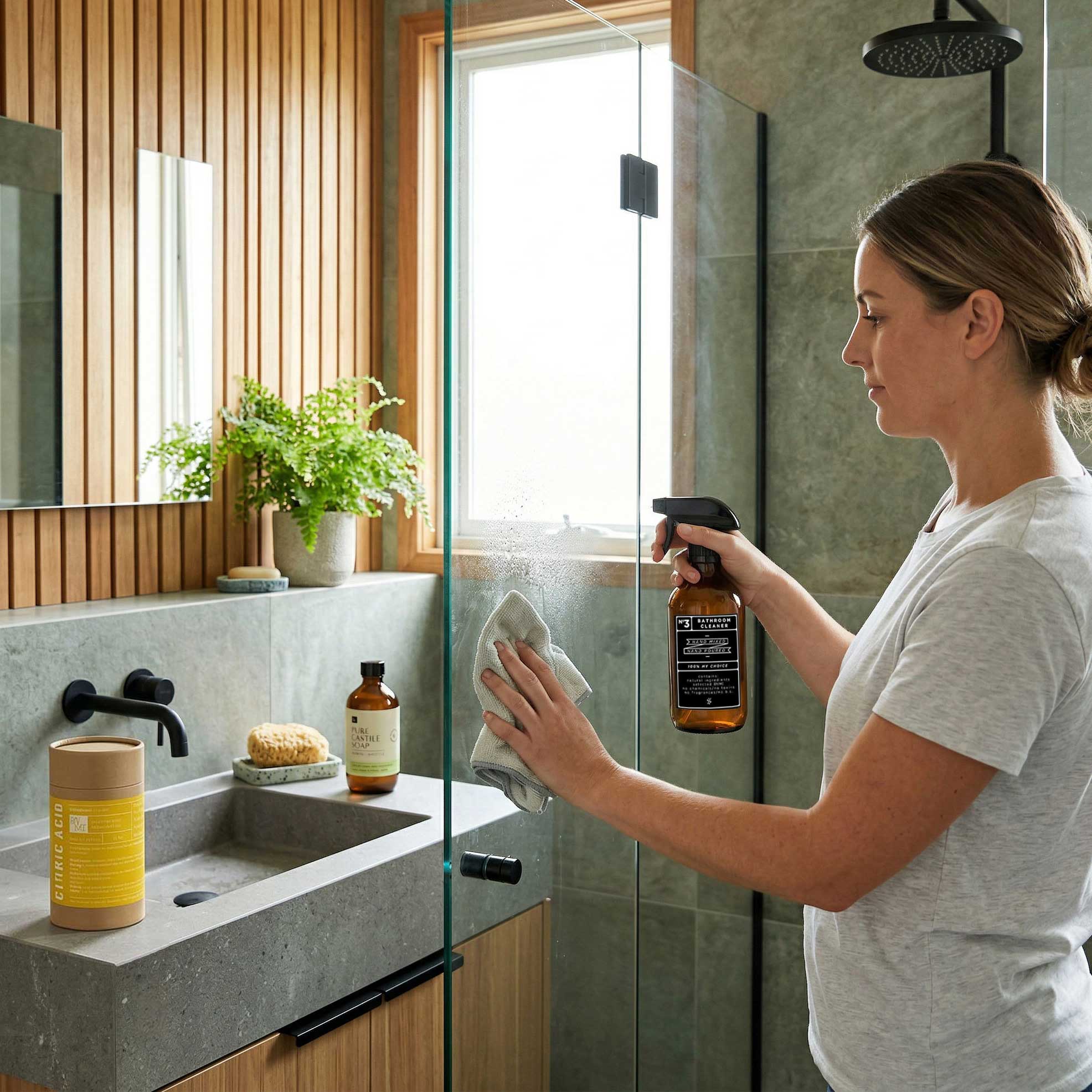 DIY Natural Shower Cleaner