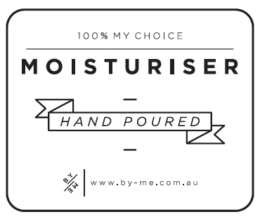 SMALL Moisturiser Decal - White image 0