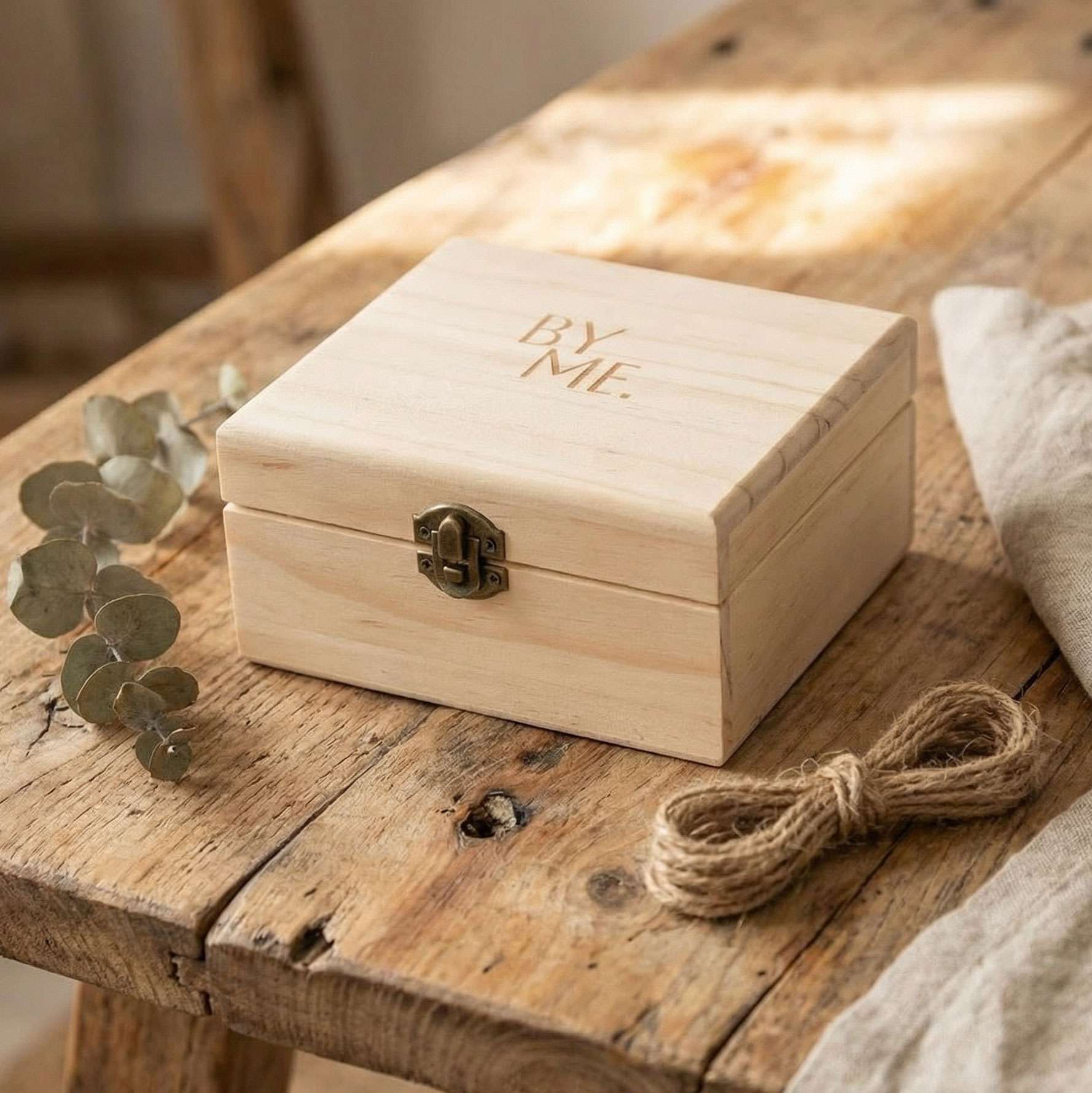 By Me Wooden Essential Oil Storage Box - 12 Bottle Capacity image 0