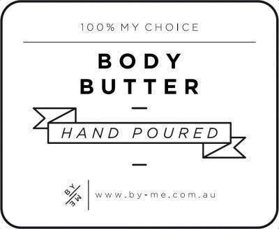 SMALL Body Butter Decal - White image 0