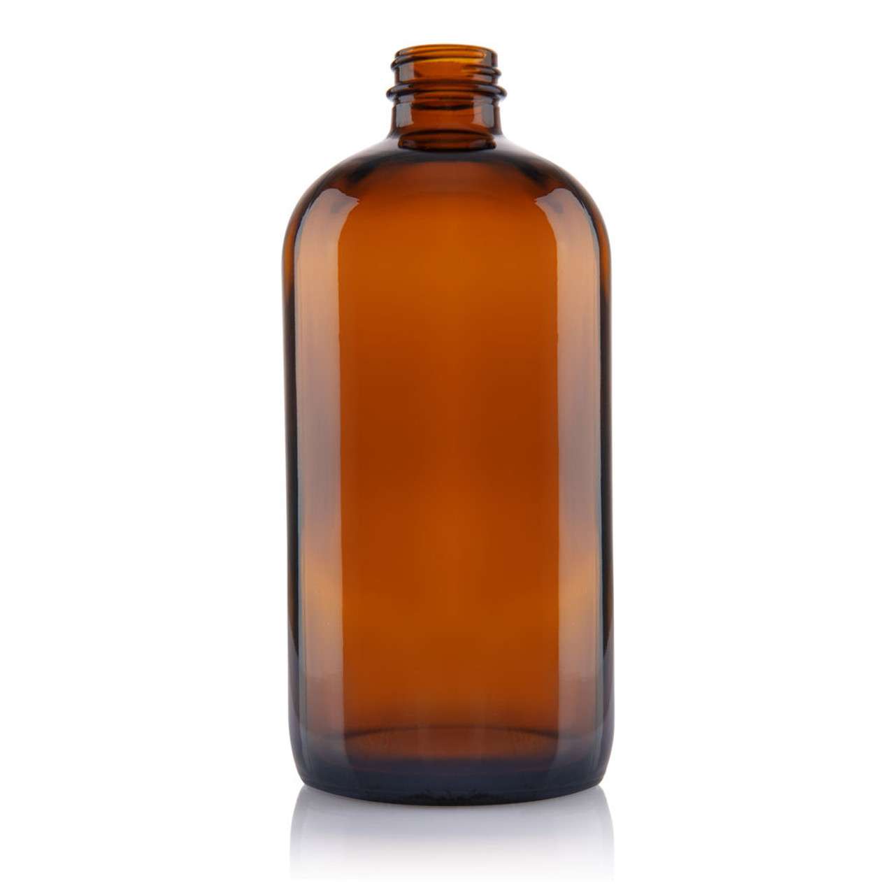 1 Litre Amber Glass Bottle - USA Manufactured image 0