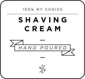 MINI Shaving Cream Decal - White image 0