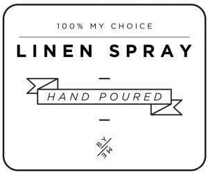 MINI Linen Spray Decal - White image 0