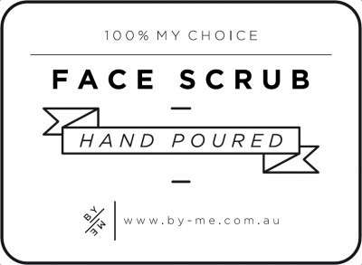 SMALL Face Scrub Decal - White image 0