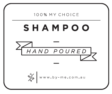 SMALL Shampoo Decal - White image 0