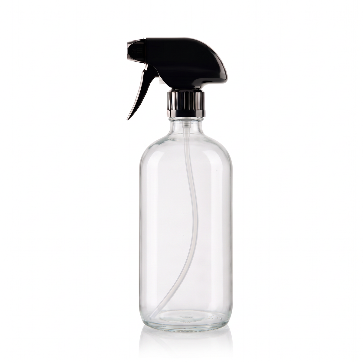 500ml Flint Glass Spray Bottle with BPA Free Trigger Spray