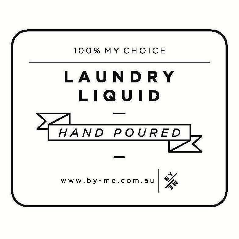 SMALL Laundry Liquid Label – White image 0