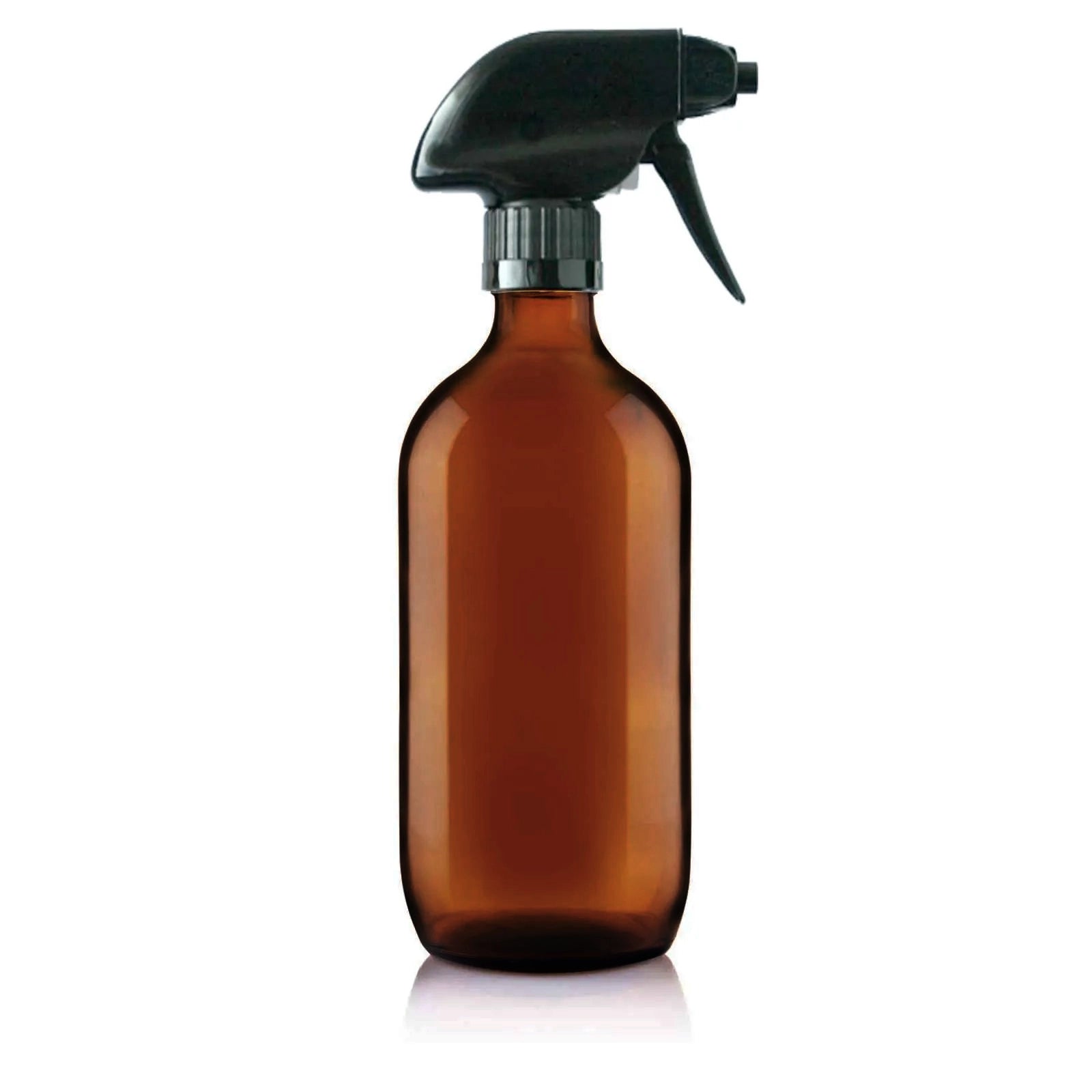 500ml Amber Glass Spray Bottle with BPA Free Trigger Spray