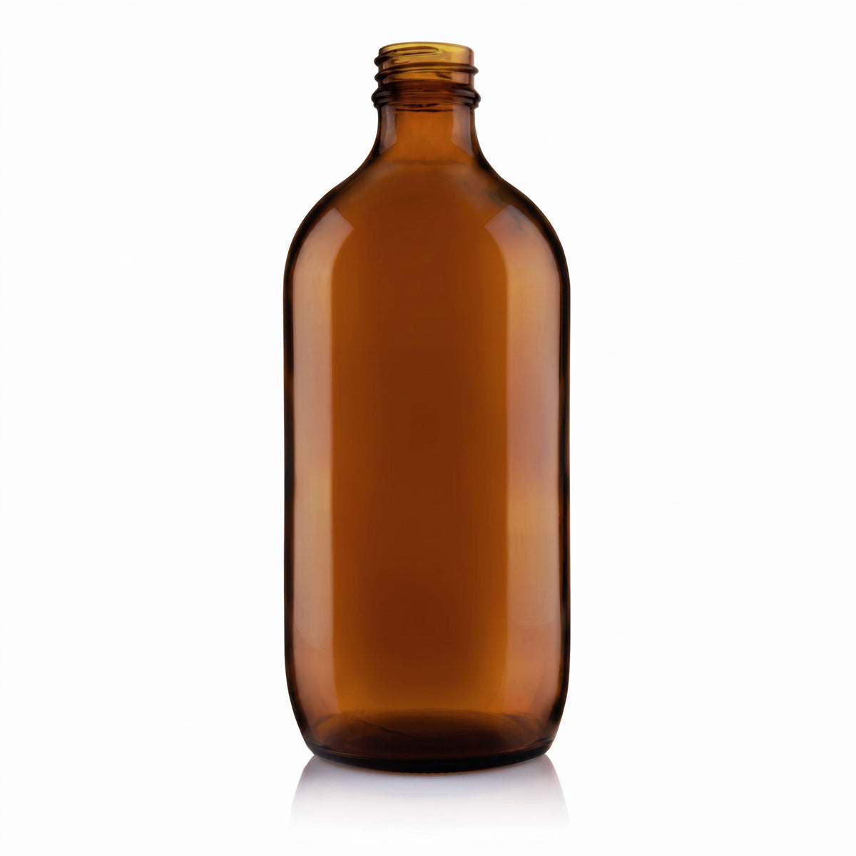 500ml Amber Glass Boston Bottle