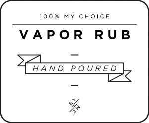 MINI Vapor Rub Decal - White image 0