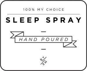 MINI Sleep Spray Decal - White image 0