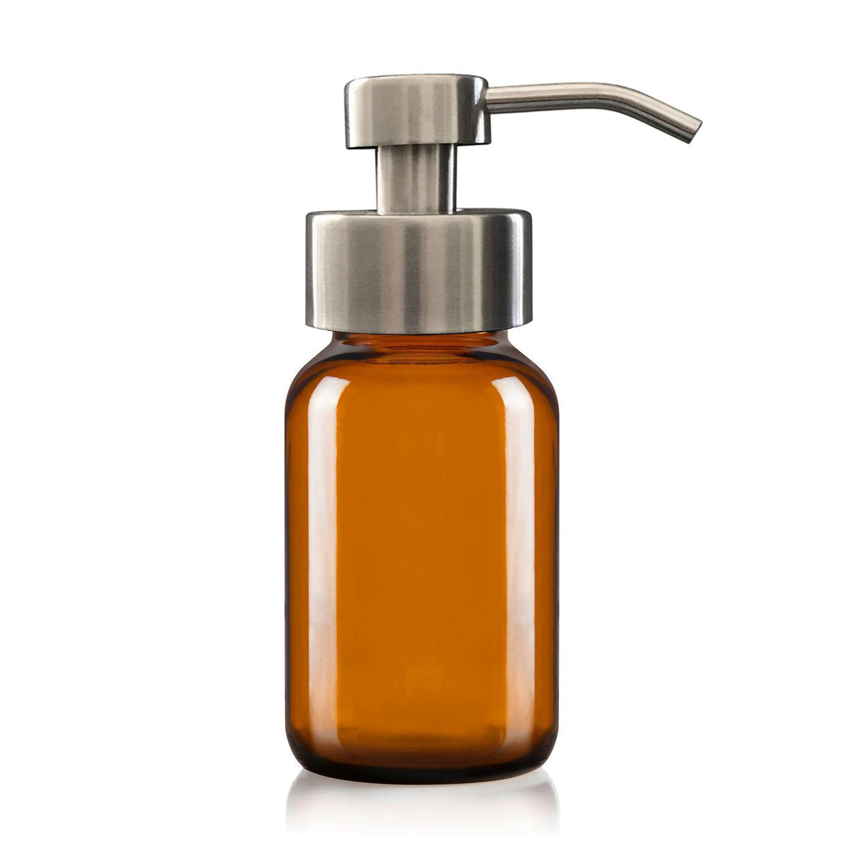 250ml Amber Glass Foaming Soap Dispenser image 0