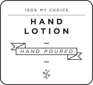 MINI Hand Lotion Decal - White image 0