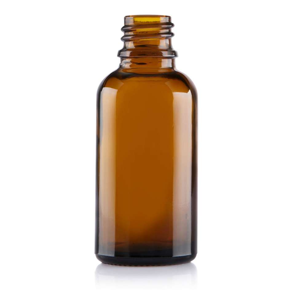 30ml Amber Glass Bottle image 0