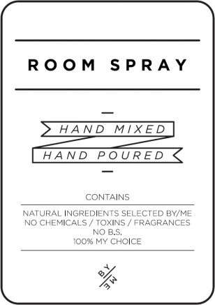 Medium Room Spray Decal - White image 0