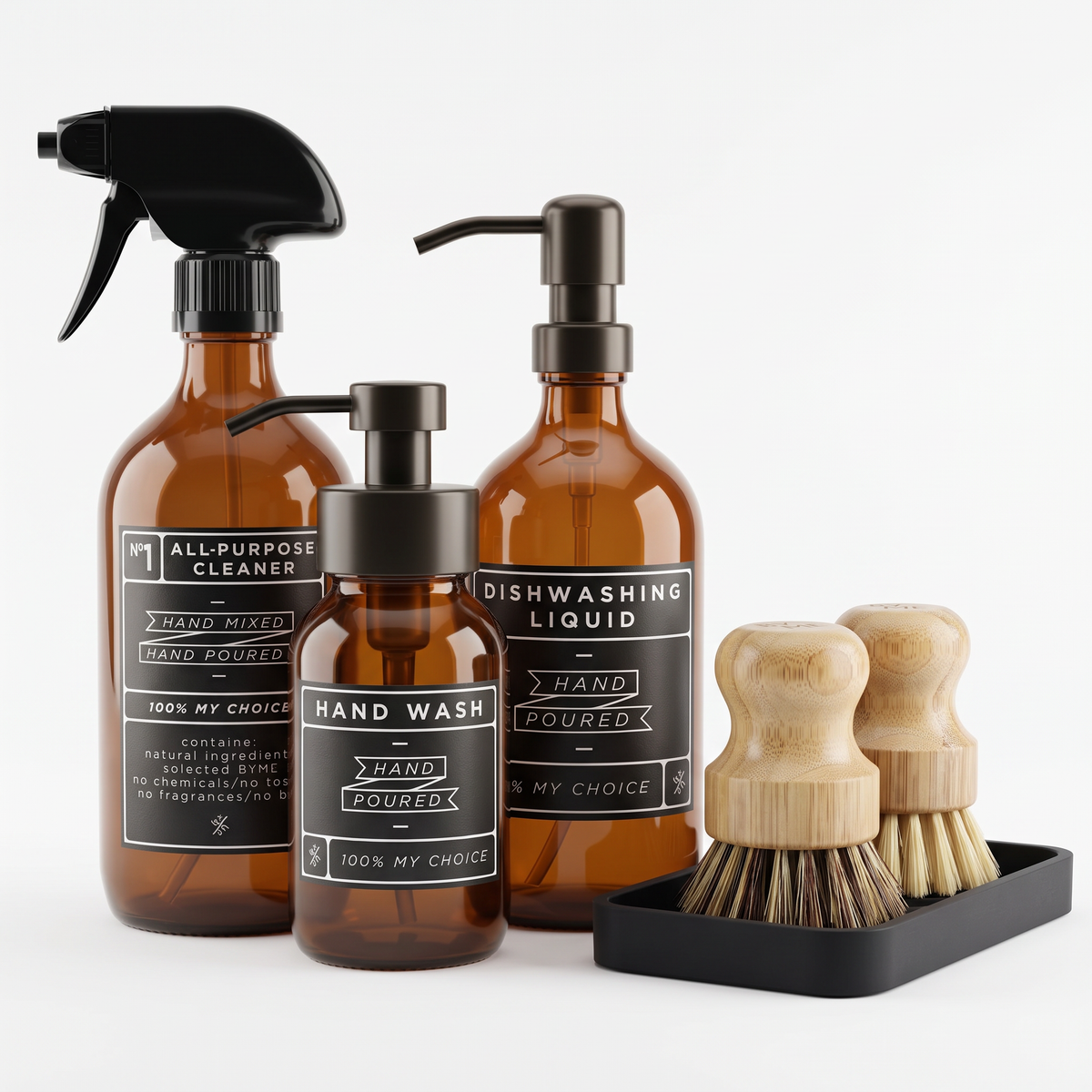 Kitchen Bottles & Brushes