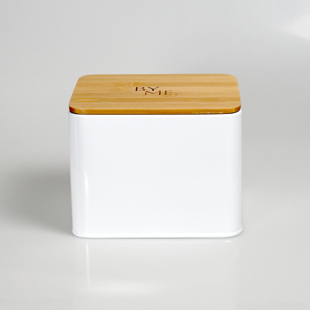 By Me Airtight Storage Tin with Bamboo Lid