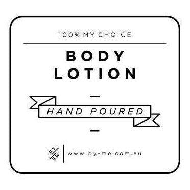 SMALL Body Lotion Decal - White image 0