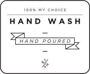 MINI Hand Wash Decal - White image 0