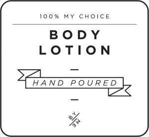 MINI Body Lotion Decal - White image 0