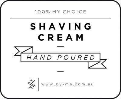 SMALL Shaving Cream Decal - White image 0