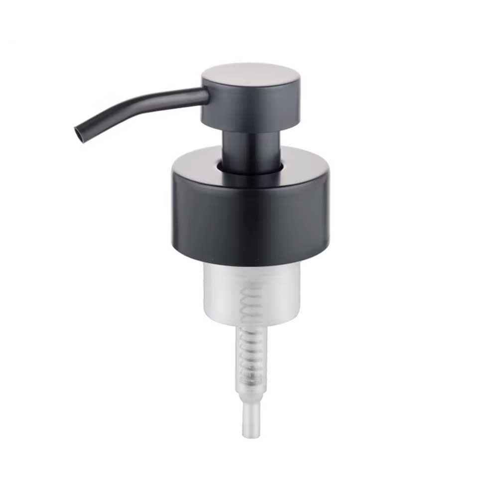 Foaming soap dispenser pump head 45mm - Matt Black
