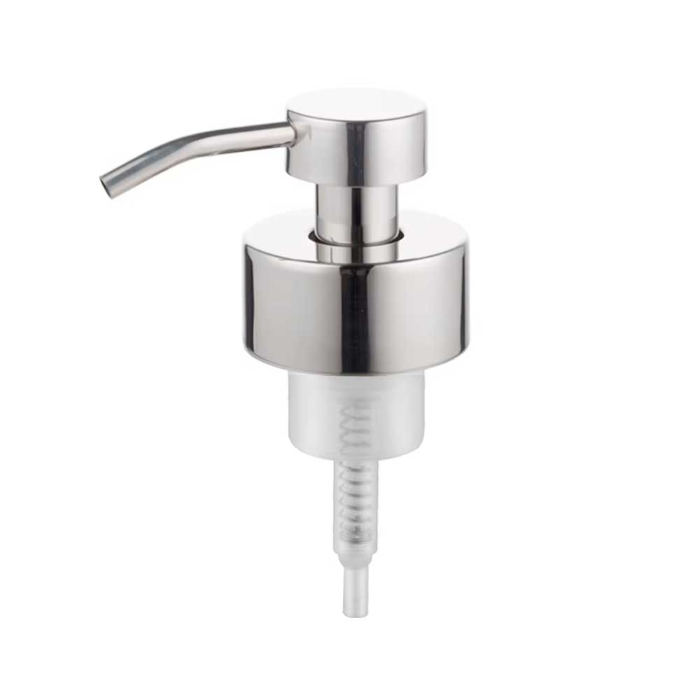 Foaming soap dispenser pump head 45mm - Chrome