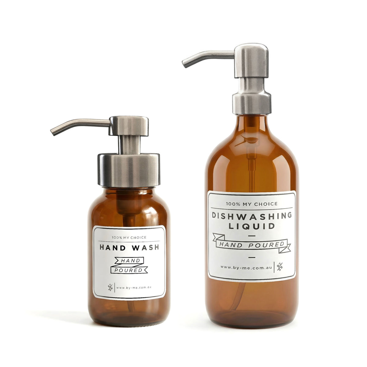 Classic Pair - Brushed Stainless Steel