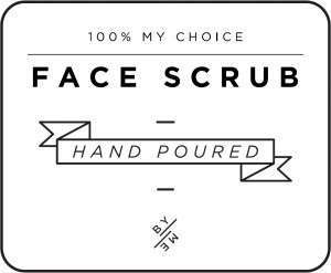MINI Face Scrub Decal - White image 0