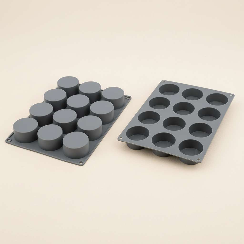 Multi-Purpose Silicone Mold - 12 Cavity (5.3cm x 2.2cm) image 0