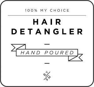 MINI Hair Detangler Decal - White image 0