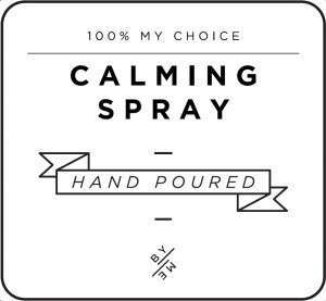 MINI Calming Spray Decal - White image 0
