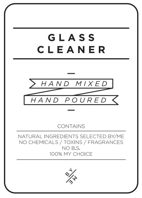 Medium Glass Cleaner Decal