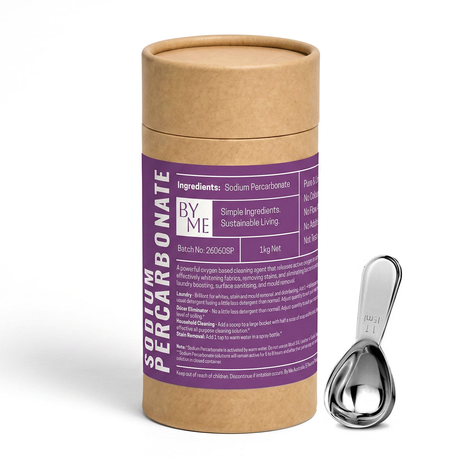 Sodium Percarbonate 1kg Tub + Spoon