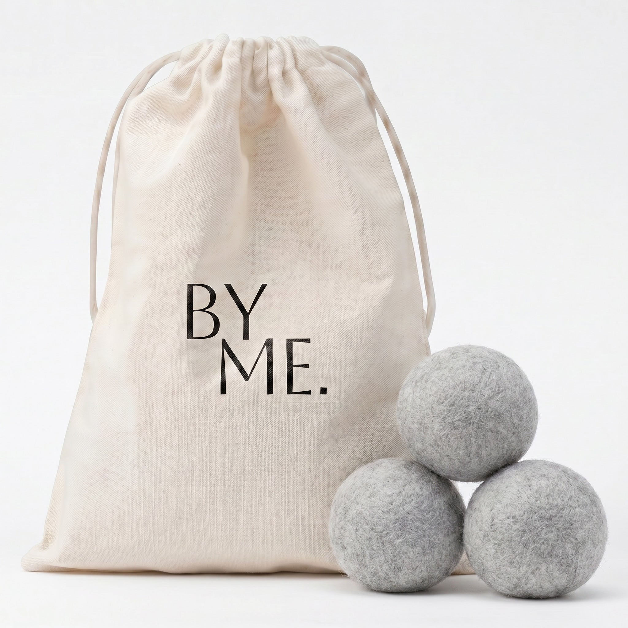 New Zealand Wool Dryer Balls — Set of 3 | Grey